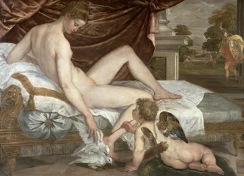 Venus og Amor, ca. 1555